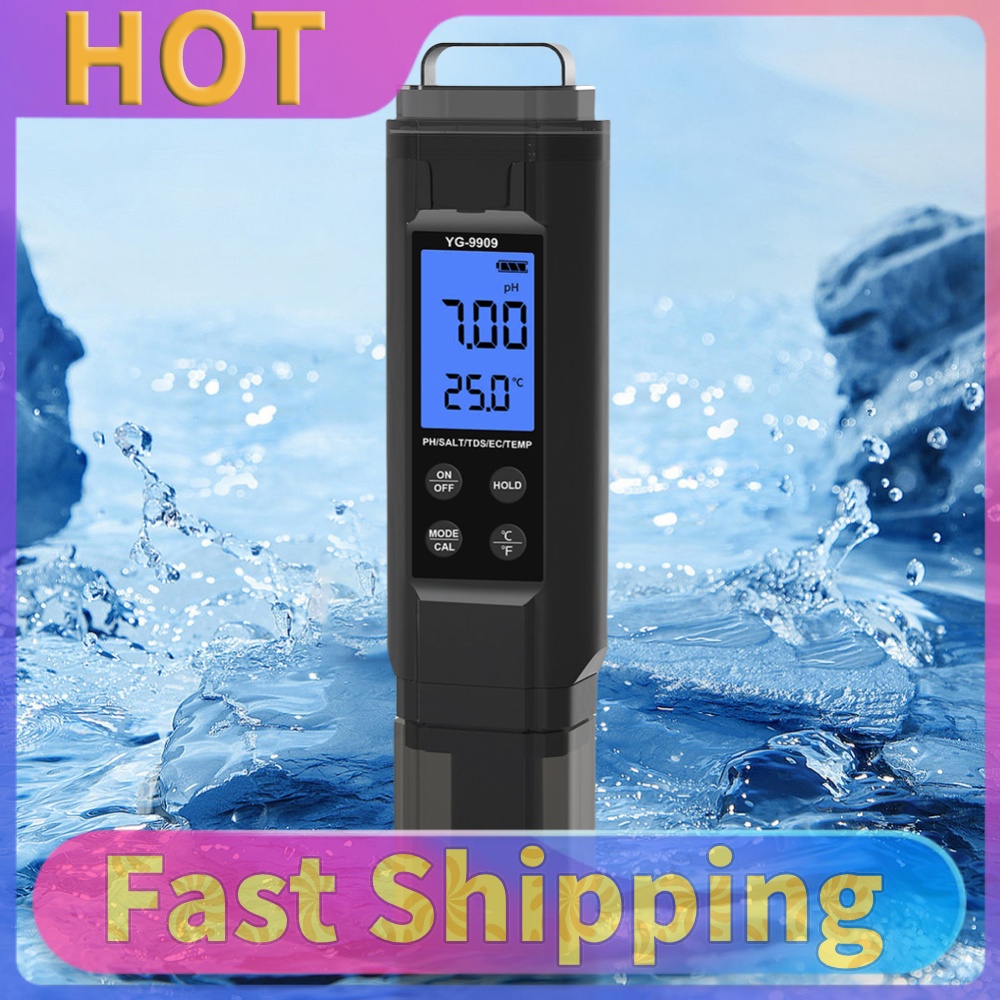 Ph Meter Digital Water Tester - Stylo testeur numérique 5 en 1