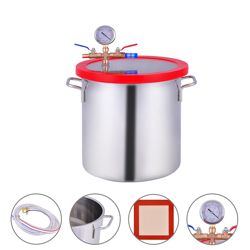 Vacuum Chamber Kit With Pump - Chambre de dégazage sous vide en