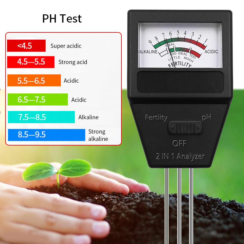 Compteur de PH de sol avec 3 s - Ph Meter Digital Water Tester avis et prix