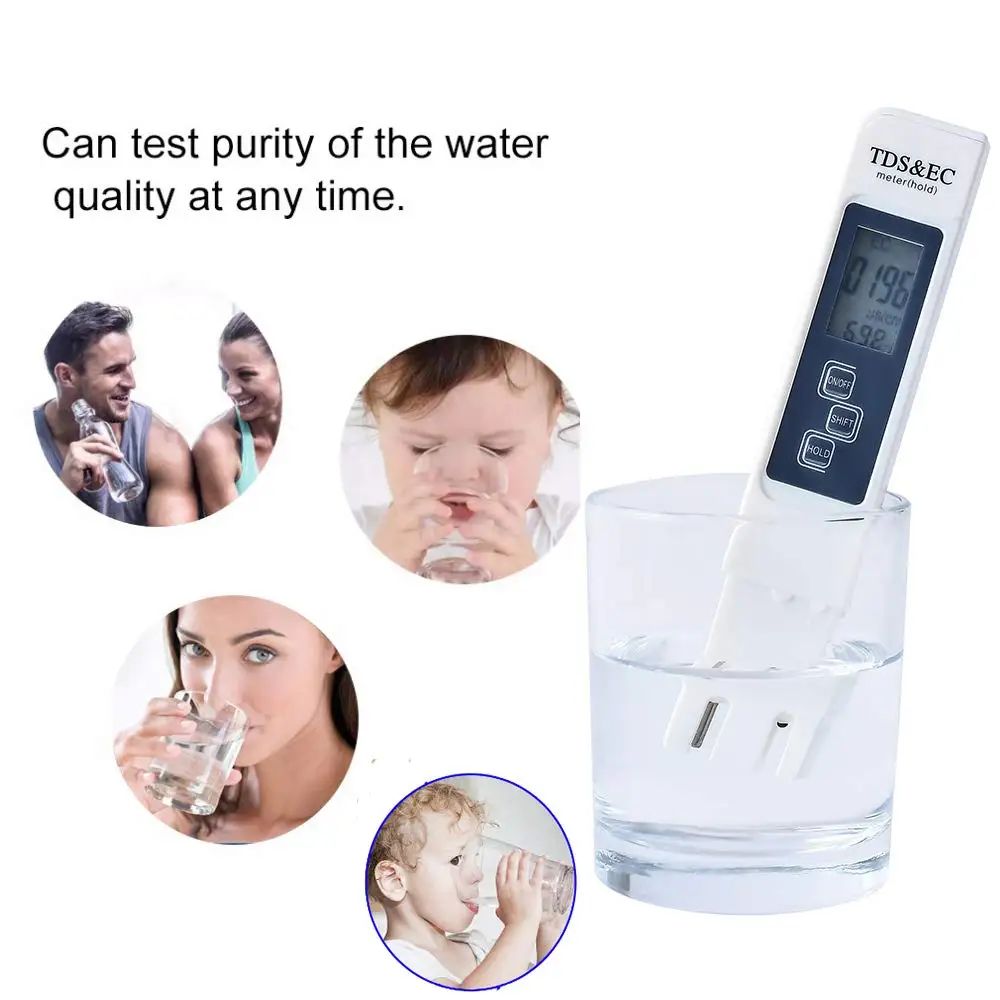 Testeur numérique d'eau TDS EC - Ph Meter Digital Water Tester avis et prix